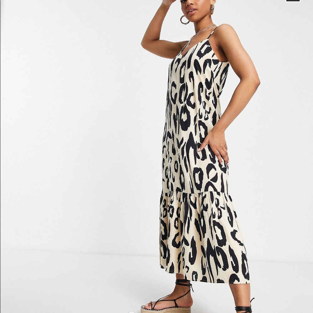 Leopard maxi dress